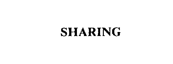 Trademark Logo SHARING