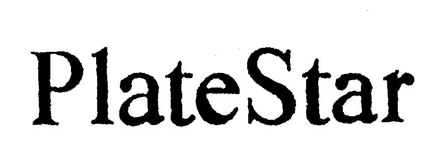 Trademark Logo PLATESTAR