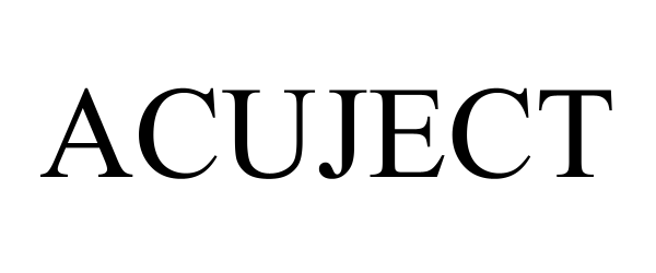 Trademark Logo ACUJECT