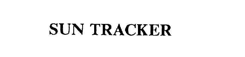 Trademark Logo SUN TRACKER