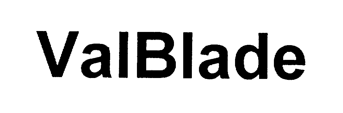 Trademark Logo VALBLADE