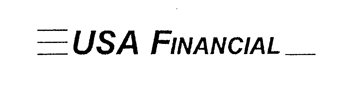 Trademark Logo USA FINANCIAL