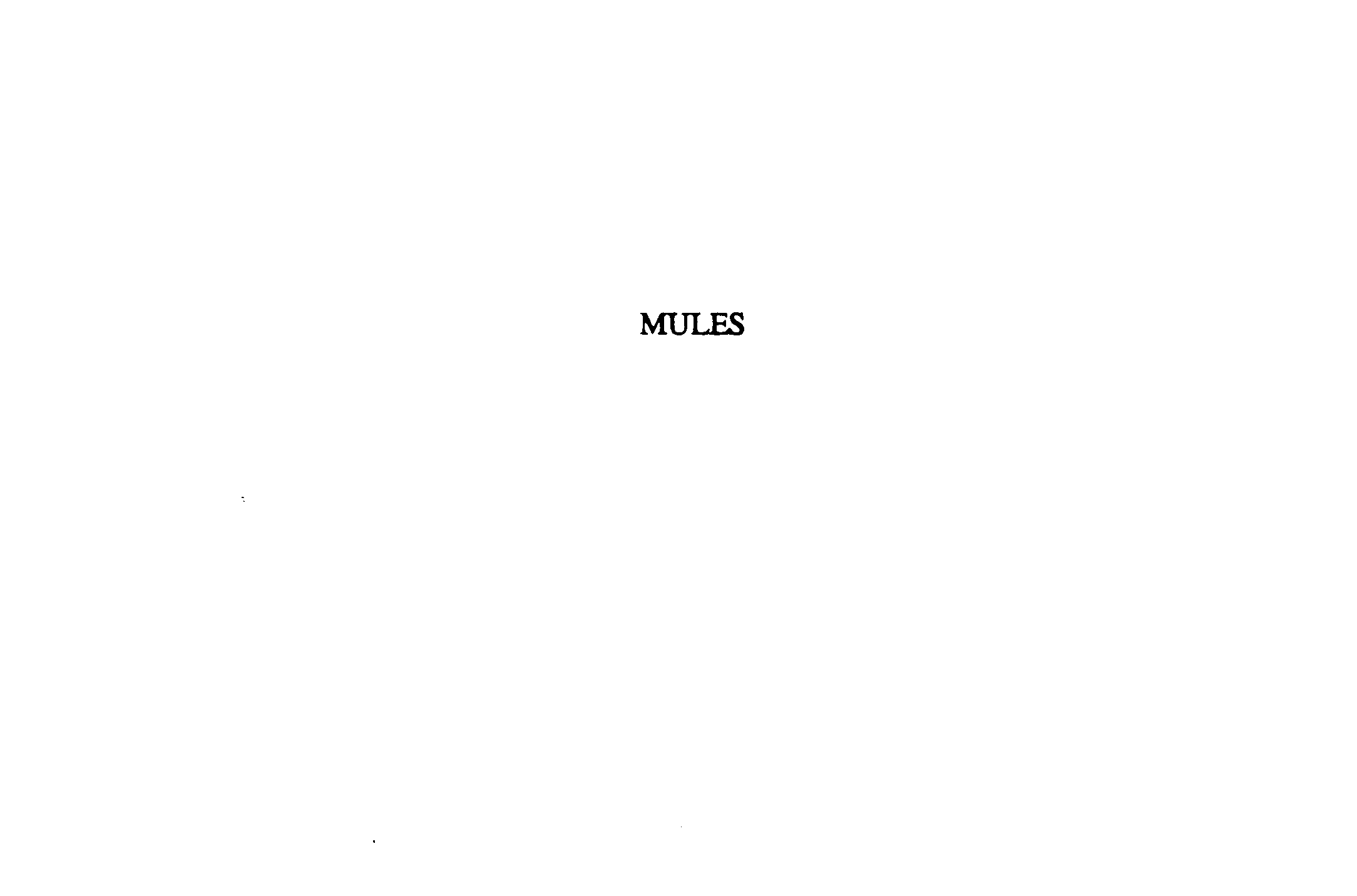 MULES