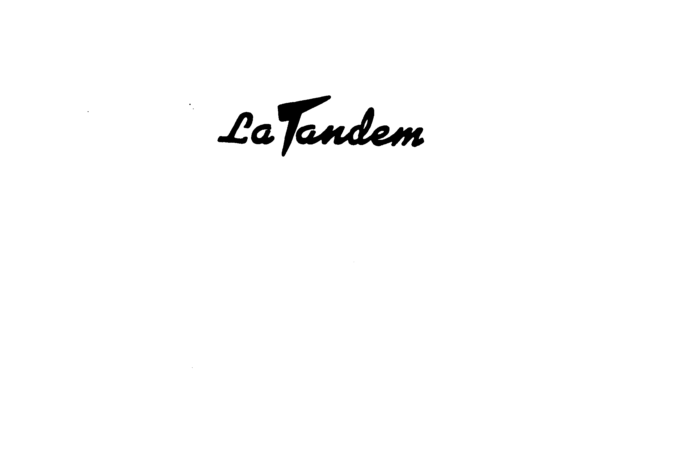 Trademark Logo LA TANDEM