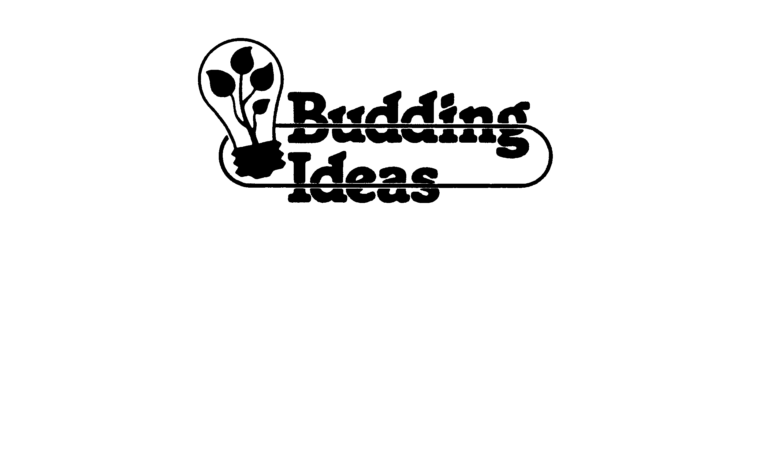  BUDDING IDEAS