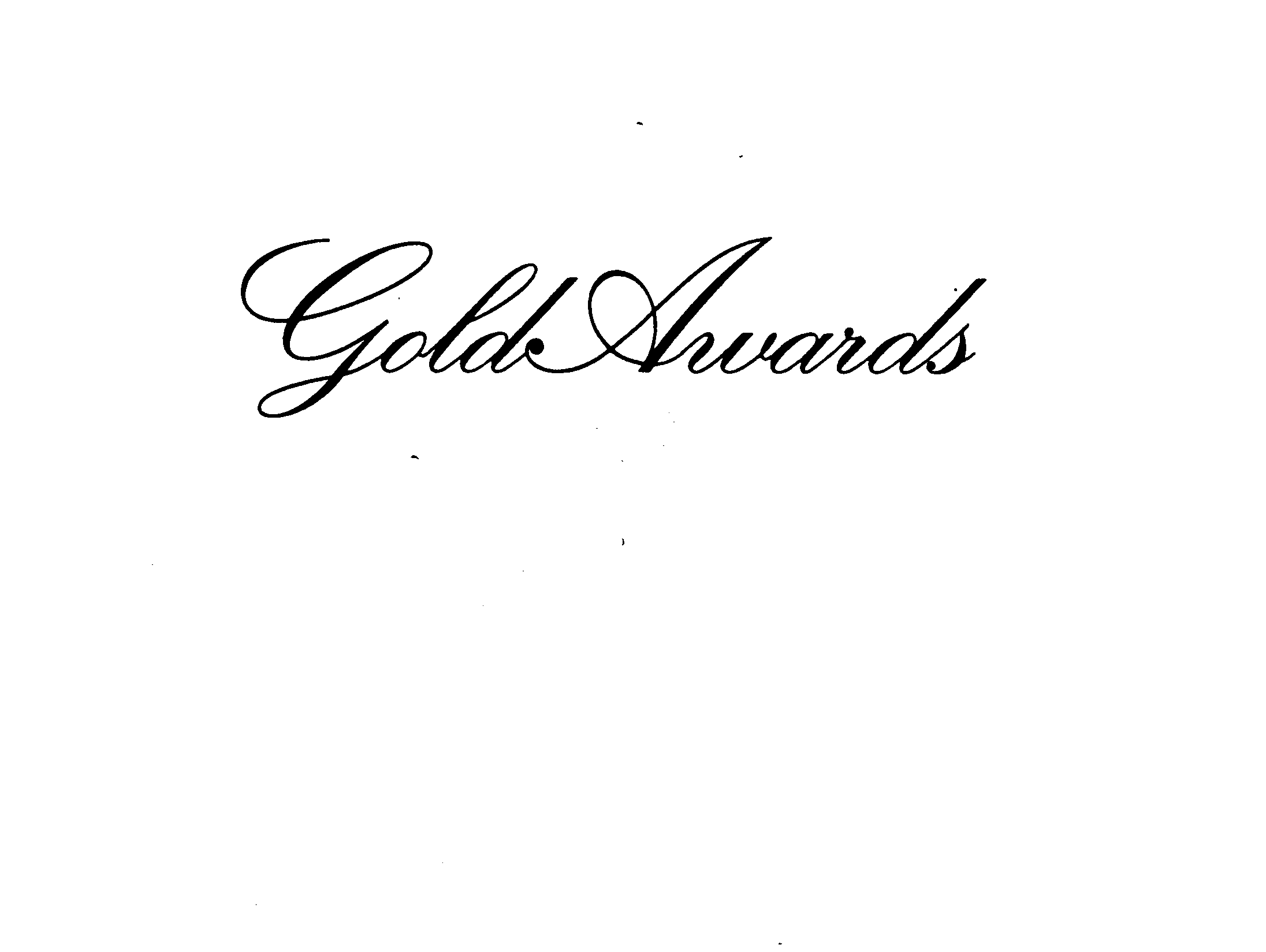  GOLD AWARDS