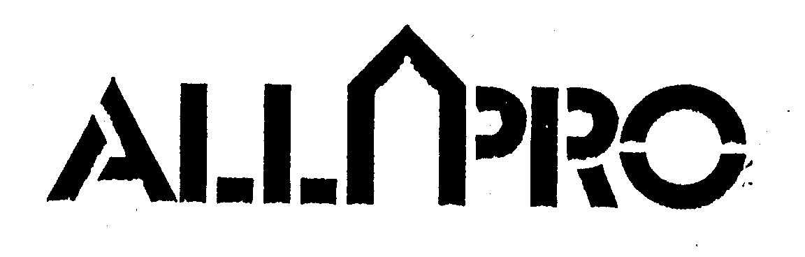 Trademark Logo ALL PRO