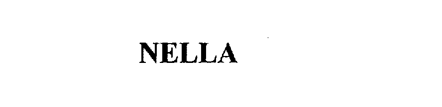 Trademark Logo NELLA