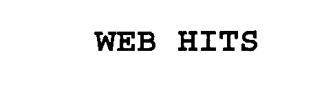 Trademark Logo WEB HITS