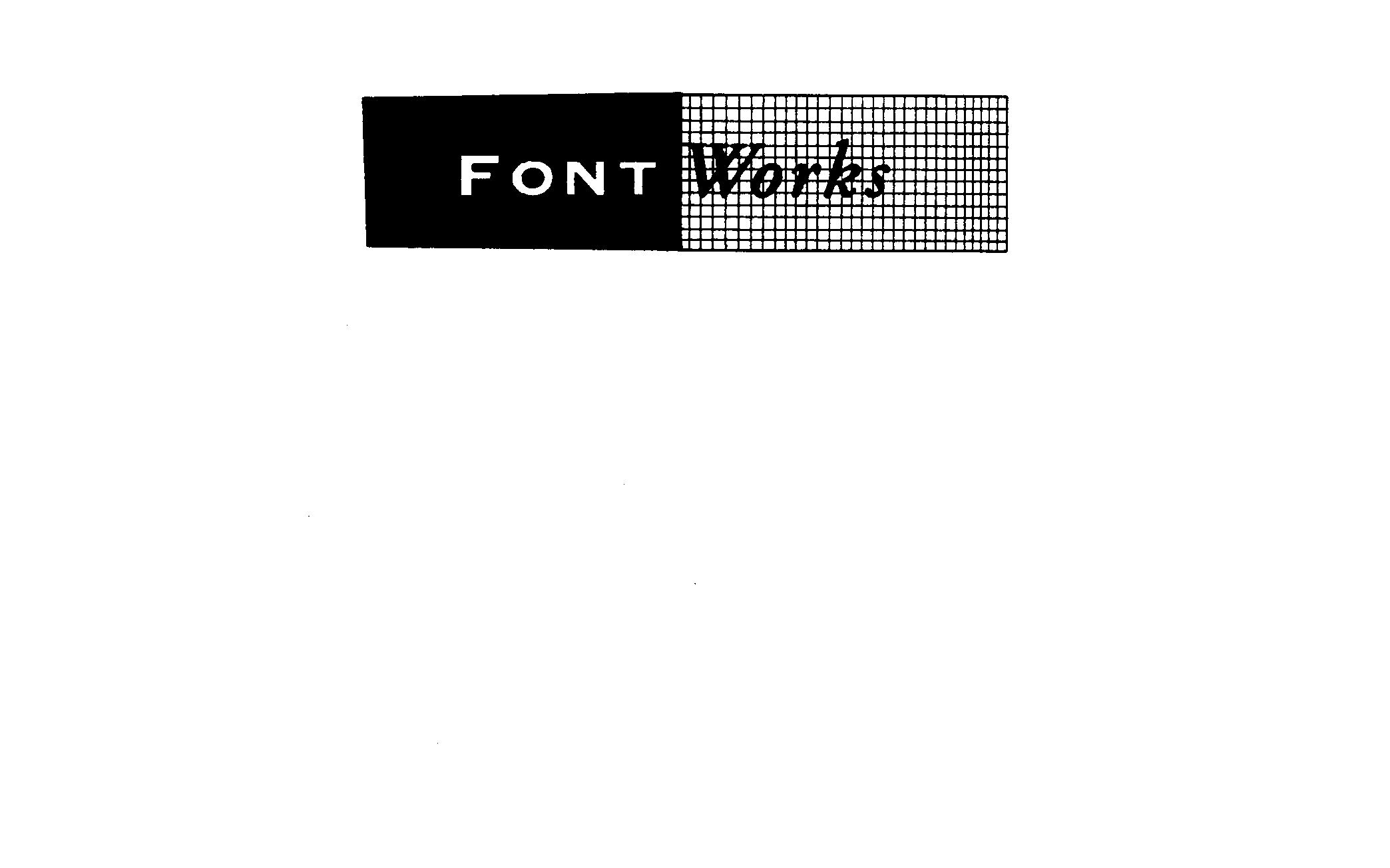 Trademark Logo FONT WORKS