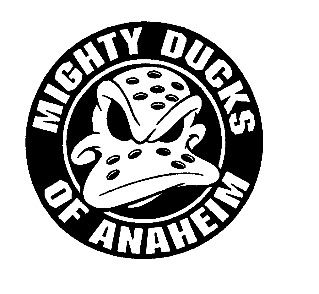 mighty ducks logo black and white