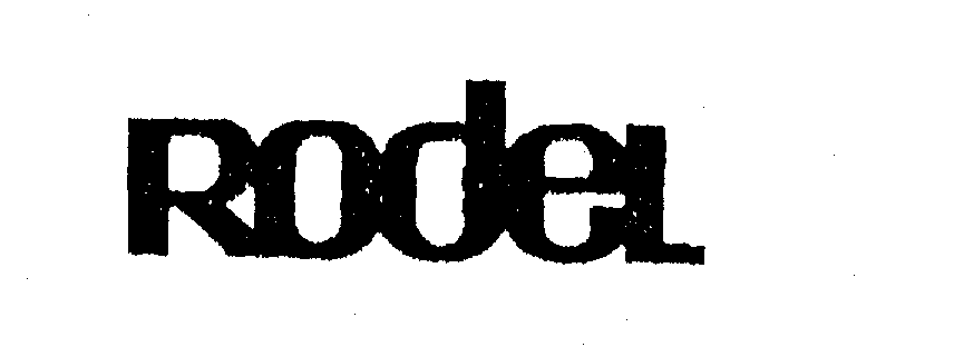 Trademark Logo RODEL