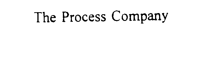 Trademark Logo THE PROCESS COMPANY