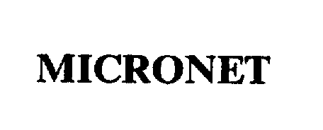 Trademark Logo MICRONET
