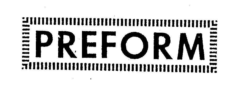 Trademark Logo PREFORM