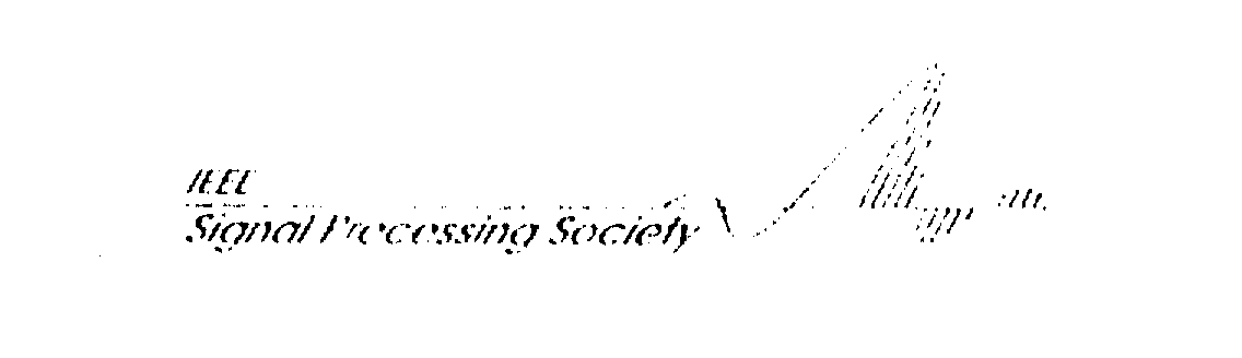 Trademark Logo IEEE SIGNAL PROCESSING SOCIETY