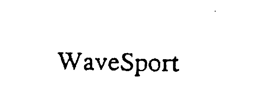 Trademark Logo WAVESPORT