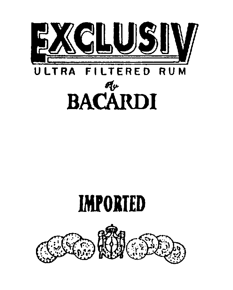  EXCLUSIV ULTRA FILTERED RUM BY BACARDI IMPORTED