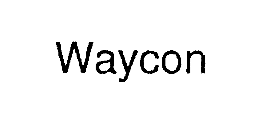 Trademark Logo WAYCON