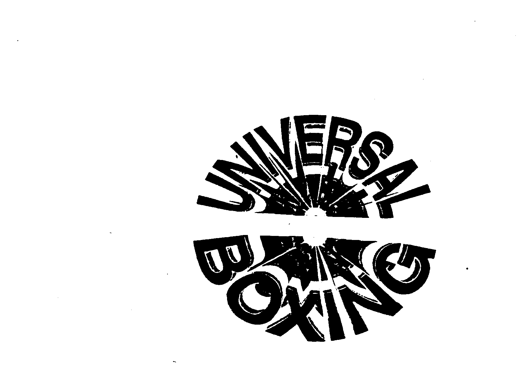 Trademark Logo UNIVERSAL BOXING