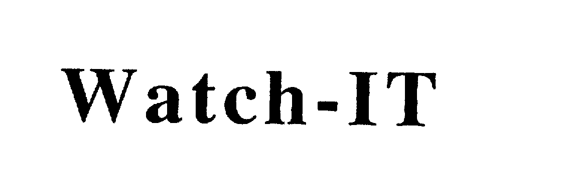 Trademark Logo WATCH-IT