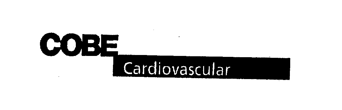  COBE CARDIOVASCULAR