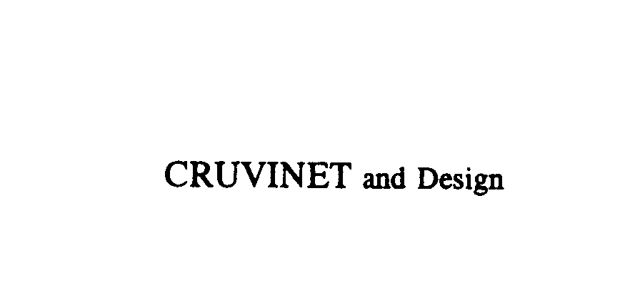 Trademark Logo CRUVINET