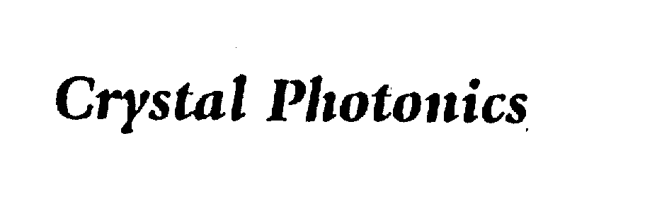 Trademark Logo CRYSTAL PHOTONICS