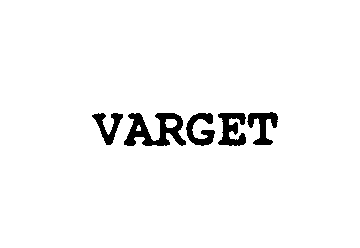 Trademark Logo VARGET