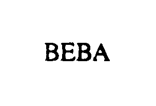 Trademark Logo BEBA