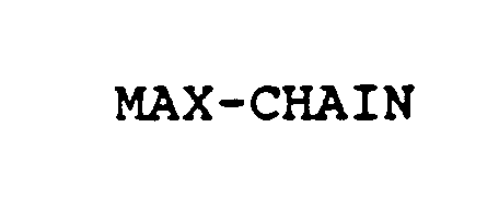  MAX-CHAIN