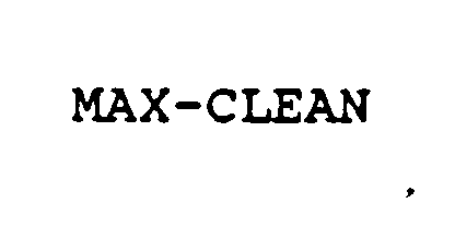  MAX-CLEAN