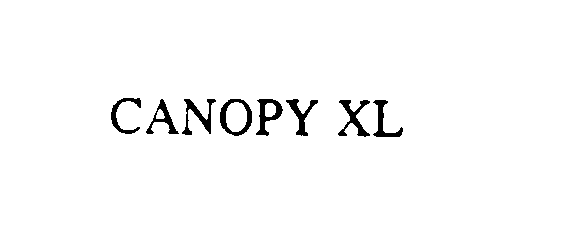 Trademark Logo CANOPY XL