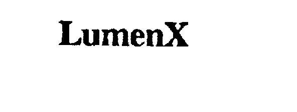 Trademark Logo LUMENX