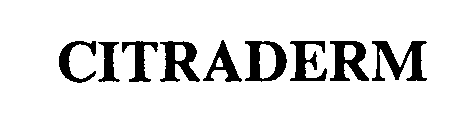 Trademark Logo CITRADERM