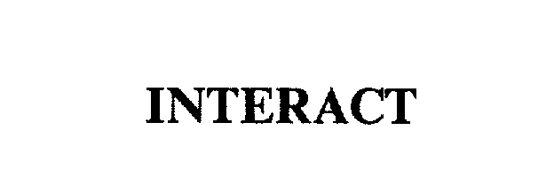 Trademark Logo INTERACT