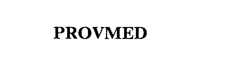 Trademark Logo PROVMED