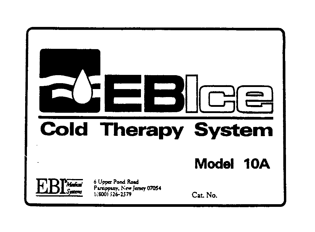  EBICE COLD THERAPY SYSTEM EBI MEDICAL SYSTEMS