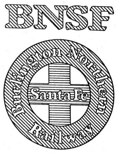 Trademark Logo BNSF BURLINGTON NORTHERN SANTA FE RAILWAY
