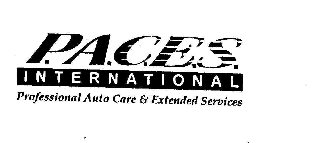  P.A.C.E.S. INTERNATIONAL PROFESSIONAL AUTO CARE &amp; EXTENDED SERVICES