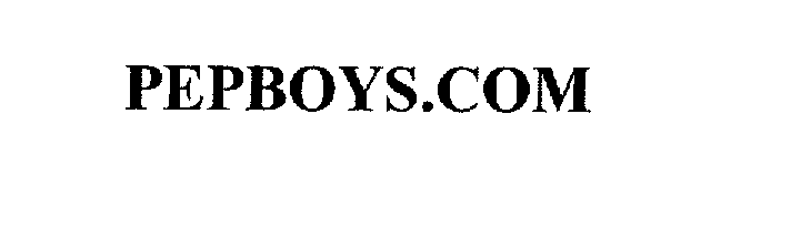 Trademark Logo PEPBOYS.COM