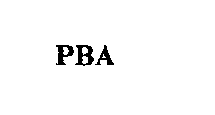 Trademark Logo PBA