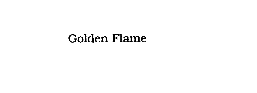 Trademark Logo GOLDEN FLAME