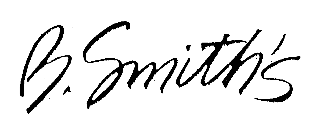 Trademark Logo B. SMITH'S
