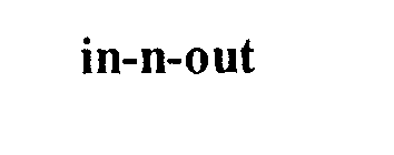 Trademark Logo IN-N-OUT