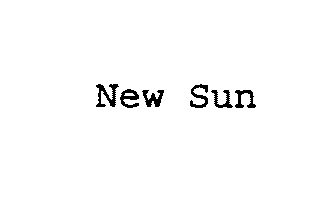 NEW SUN