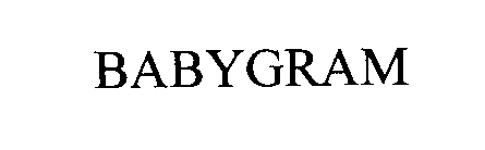 Trademark Logo BABYGRAM