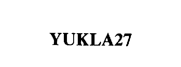 Trademark Logo YUKLA27