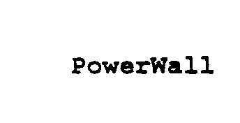 Trademark Logo POWERWALL