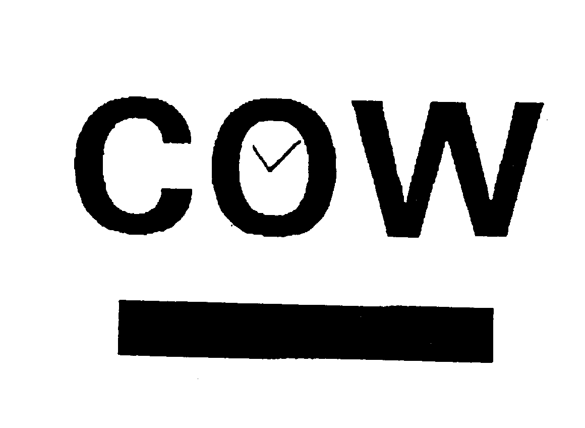 Trademark Logo COW